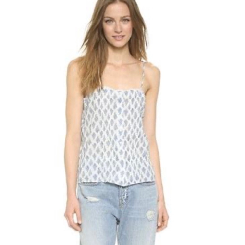 Nili Lotan block print camisole tank